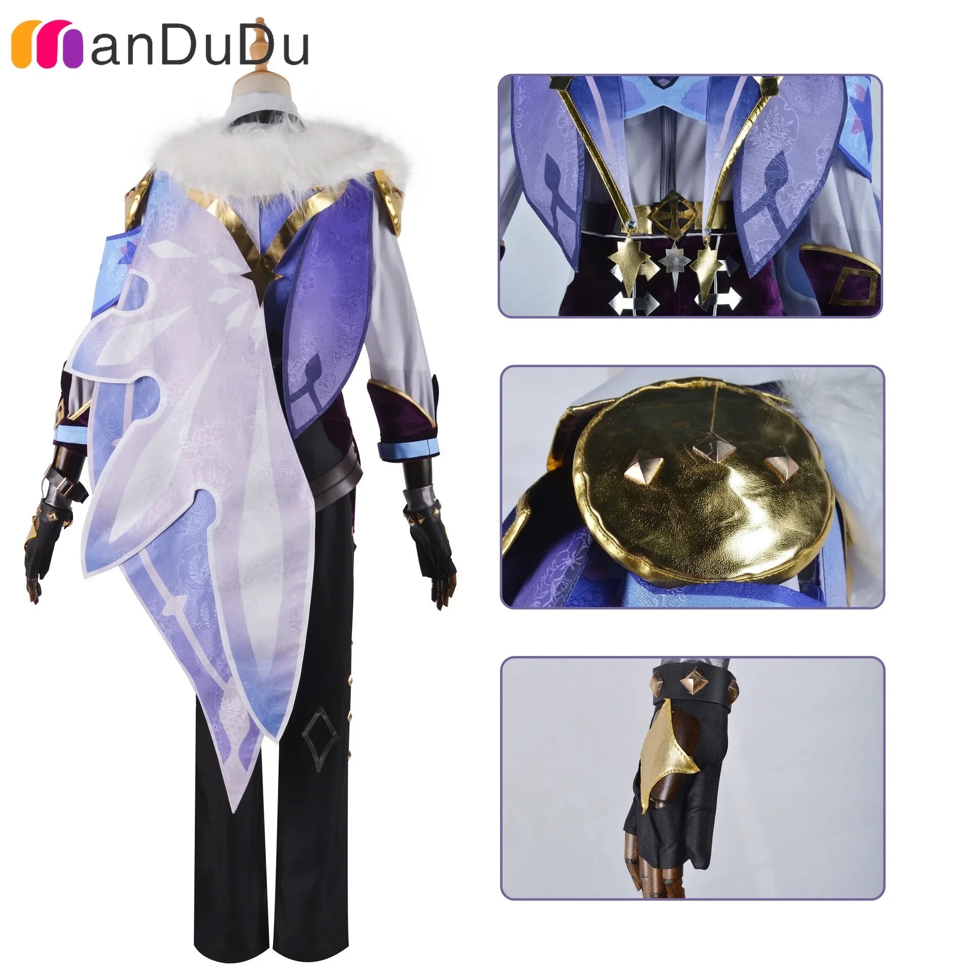 Игра GenshinImpact Kaeya косплей костюм ролевая игра комикс на Хеллоуин фотосессия