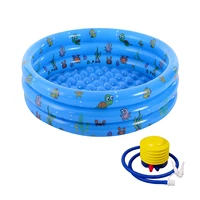 150x35cm inflatable swimming pool rings summer children paddling funny indoor water pool with drain hole for home backyard toys