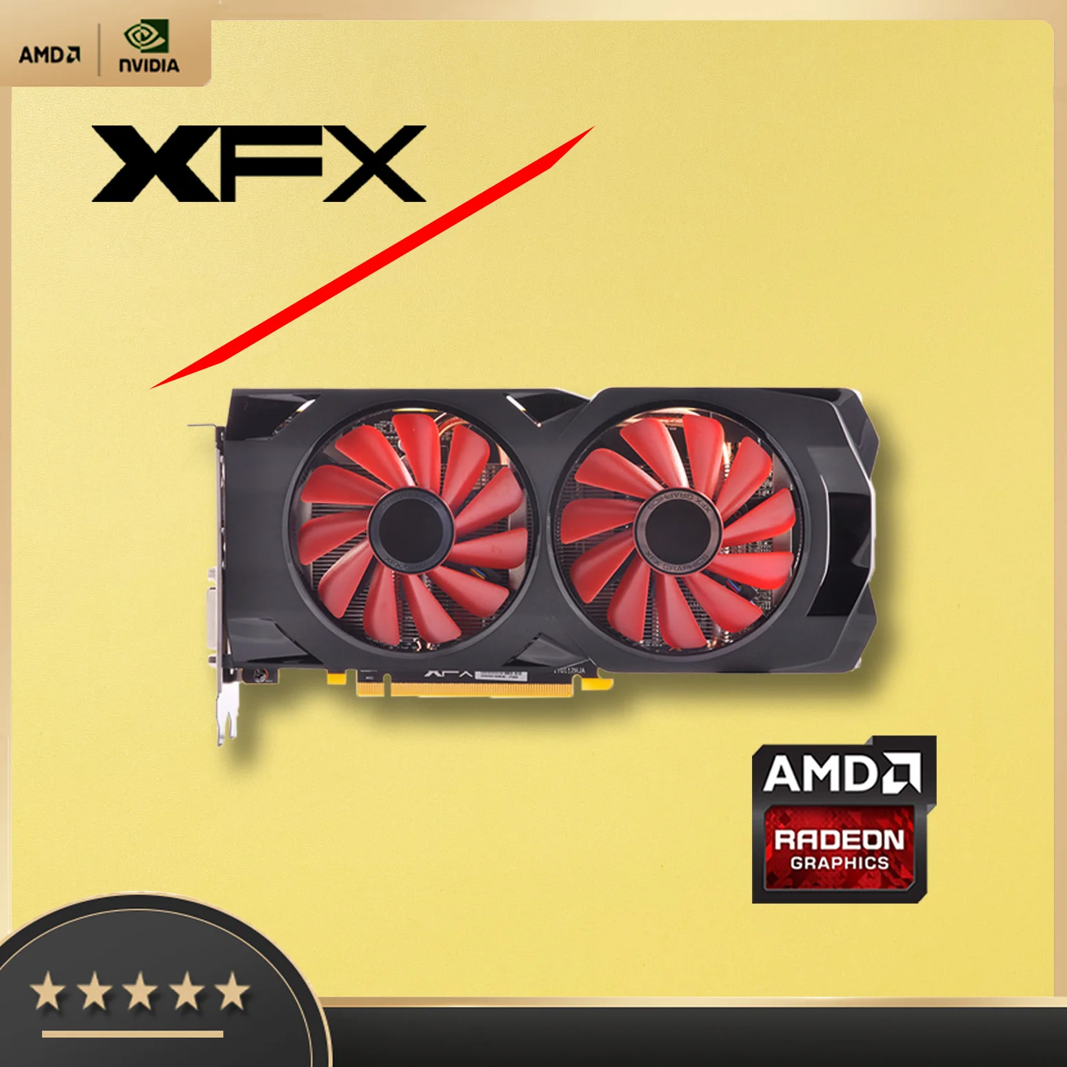 Radeon rx580 2048sp замена предохранителя кулера Видеокарта XFX Radeon RX 580, GDDR5 купить по низким ценам в интернет-магазине