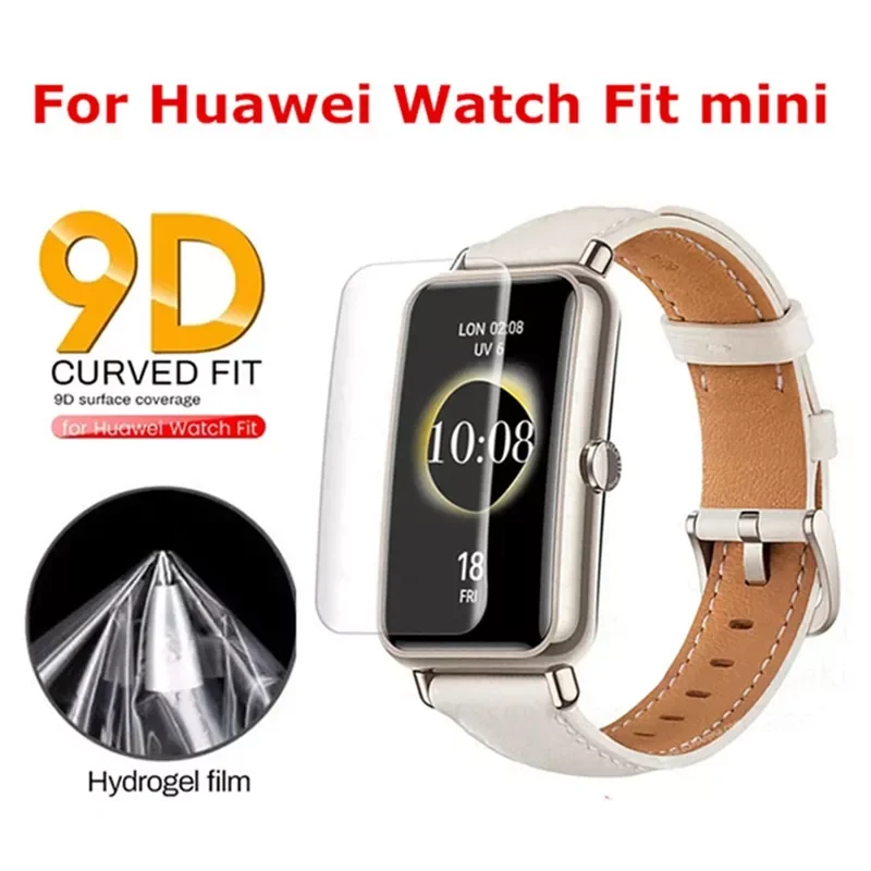 

5-1 шт. мягкая прозрачная Гидрогелевая пленка для смарт-часов Huawei Watch Fit mini полное покрытие Защитные пленки для экрана смарт-часов Huawei Watch Fit Mini