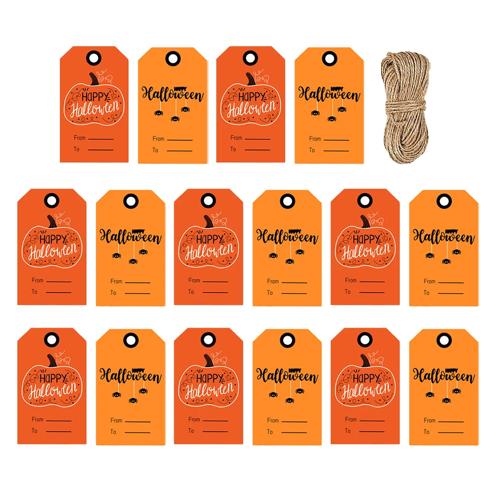 

Tagshanging Gift Labels Holiday Paperlabel Party Jartag String Mason Name Pumpkin Wrap Lovely Festival Decorative Or Treat Rope