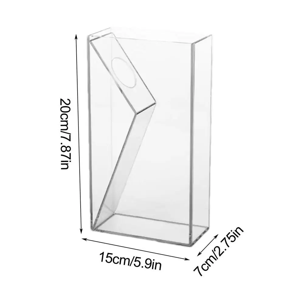 

Прозрачная декоративная ваза, цветочный контейнер, эстетическая, уникальная, элегантная, небьющаяся, акриловая ваза для цветов для домашнего декора