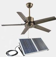 outdoor 52 solar ceiling fan with 3 speed settings for porche patio gazebo breezeway pergola shelter sunroom lanai
