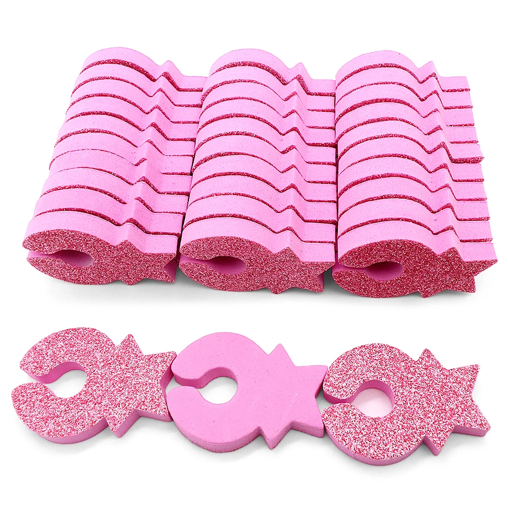 100 шт. / мешок розовый звездообразный разделитель пальцев ног маникюр правильный