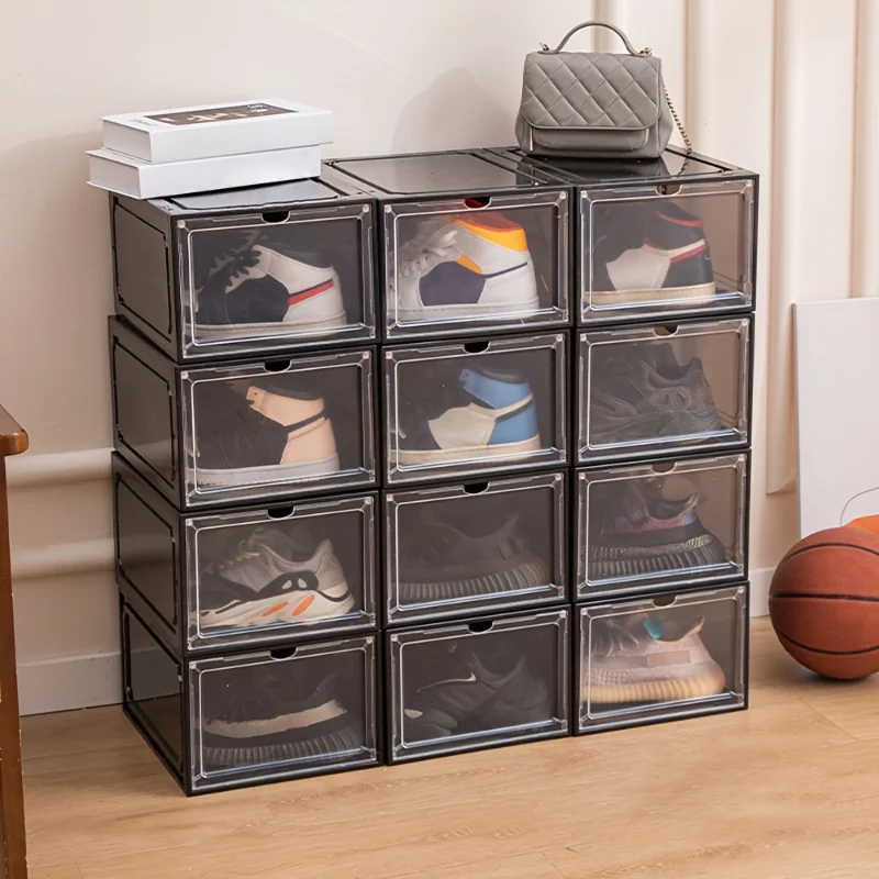 

[Flash Deal]1pc Household Thickens Transparent Shoe Box Moisture-Proof Dust-Proof Shoes Storage Shoe Box[US Stock]