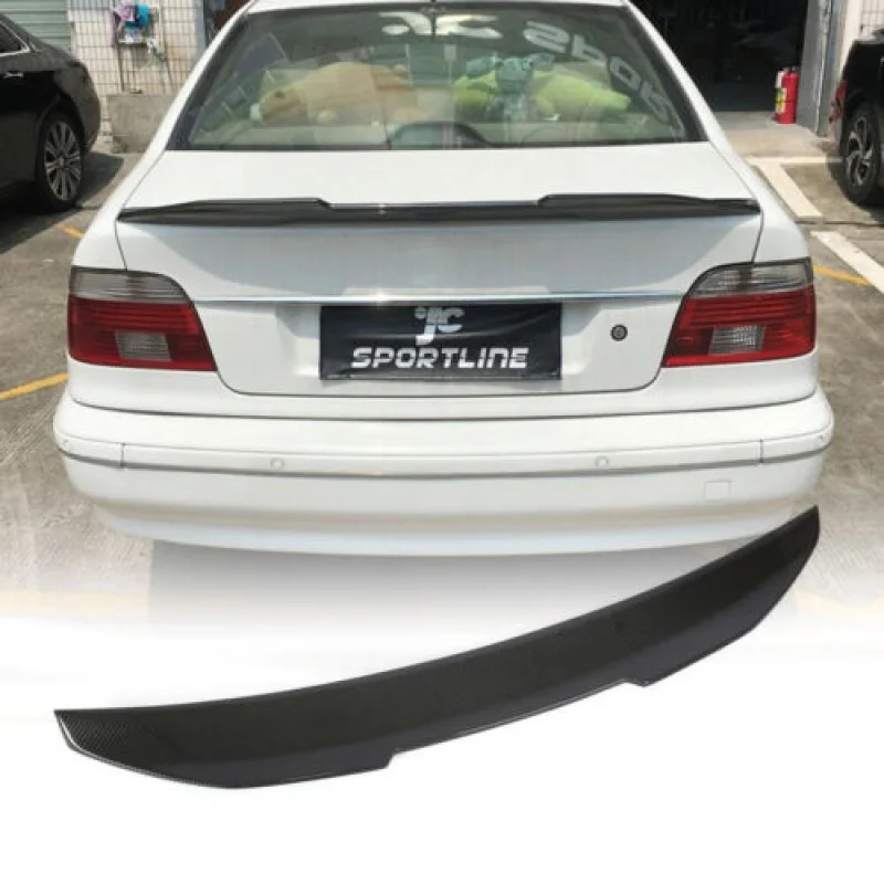 

Carbon Fiber Rear Boot Trunk Spoiler Wing For BMW 5 Series E39 525i 96-03 Saloon