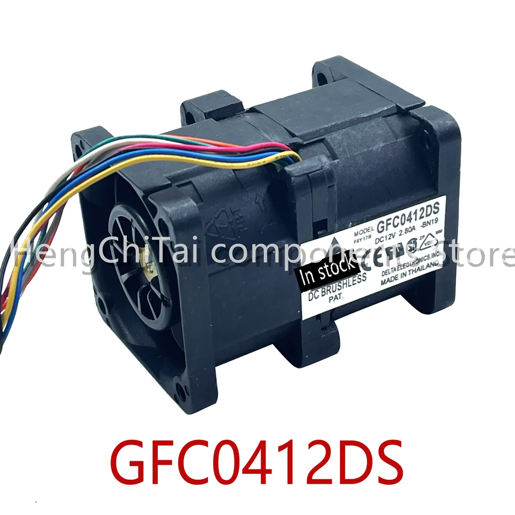 100% рабочий оригинальный GFC0412DS 4 см 12В 2.8A 4056 усилитель двигателя, серверный охлаждающий вентилятор