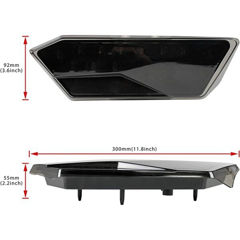 Автомобильный задний фонарь боковой для Polaris RZR 900 1000 4 XP ATV UTV 2412341 2412342