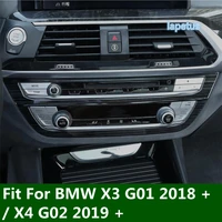 central control air conditioning decor frame cover trim 1pcs fit for bmw x3 g01 x4 g02 2019 2022 interior car accessories