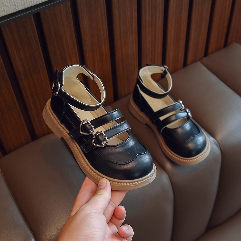 

Girls Microfiber Leather Kids Shoe for Girl Princess Autumn Party Solid Student Sandy Beach Children's Dress Shoe Free Shipping