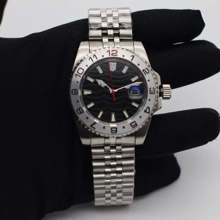 

Часы мужские механические с сапфировым стеклом, водонепроницаемые