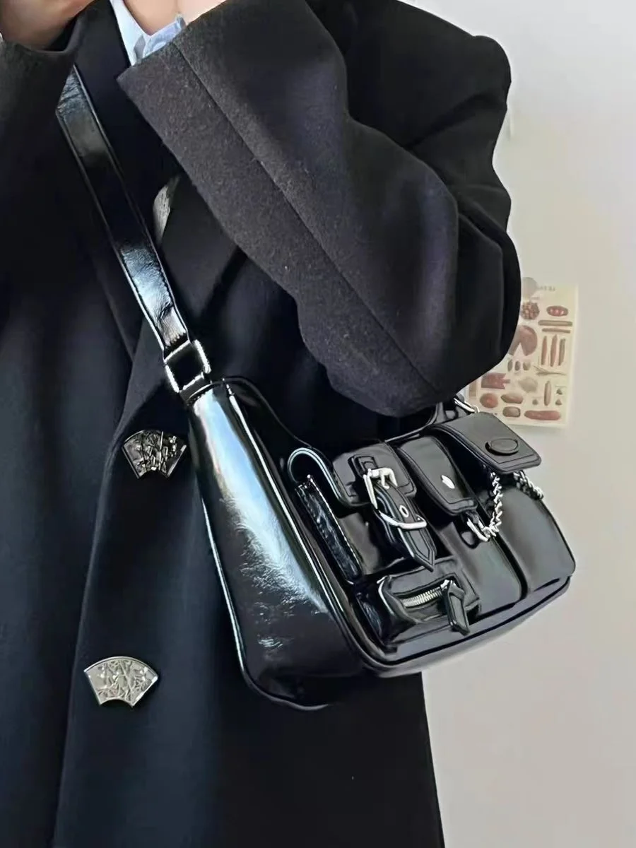 Сумка-Кроссбоди Lizzytsu женская из экокожи повседневный саквояж на плечо с откидной