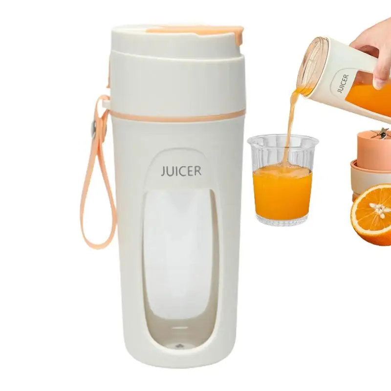 

Portable Smoothie Blender 340ml Electric Citrus Juicer Personal Size Blender For Smoothies USB Rechargeable Mini Fruit Mixer