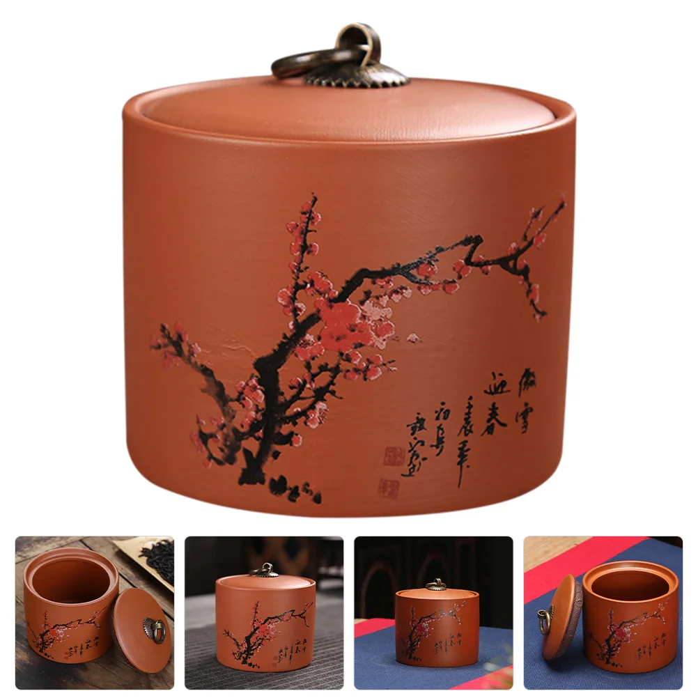 

Chinese Food Containers Food Storage Jar Tea Supplies Loose Tea Holder Tea Tins Cans Tea Bag Container