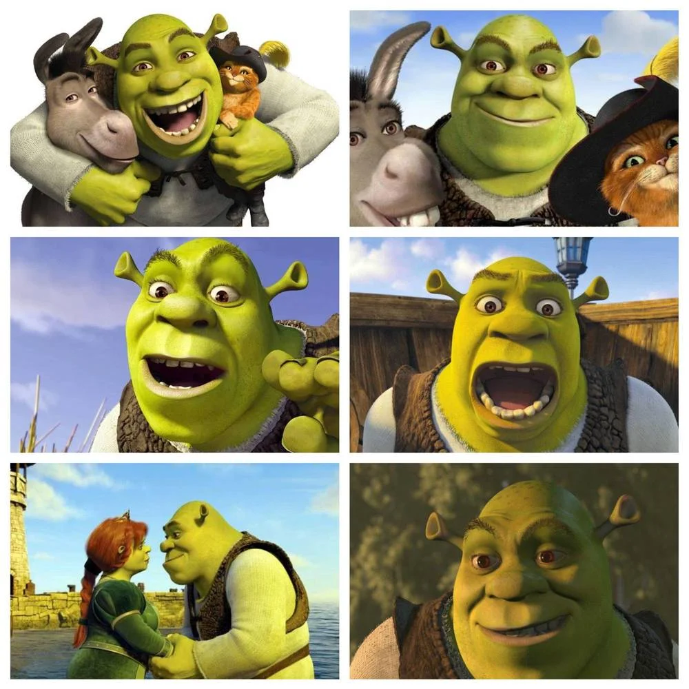 

Disney 5D DIY Diamond Painting Cross Stitch Set Shrek Monster Manual Inlay Gifts Children's Room Home Wall Art Decoration