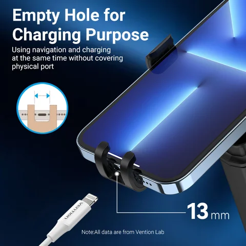 Автомобильный держатель для телефона Vention, гравитационная подставка для телефона для мобильного смартфона, поддержка мобильного телефона, крепление для вентиляционного отверстия для Samsung iPhone