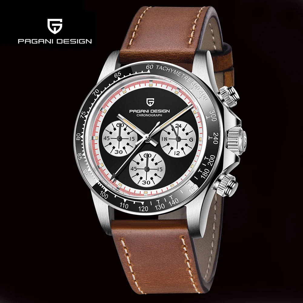 

PAGANI DESIGN Top Brand Men Sports Quartz Watch Sapphire Stainless Steel 100 Meter Waterproof Chronograph 2022 New Reloj Hombre