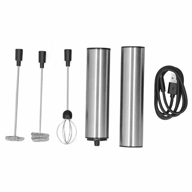 

Electric Handheld Milk Frother Multifunctional Portable Easy Cleaning USB Charging Electric Foam Maker Milk Mixer