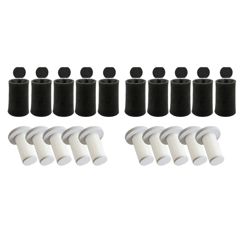 

10 Sets Handheld Vacuum Cleaner Hepa Filter Sponge Filter Kit for Deerma DX700 DX700S Vacuum Spare Parts Accessories