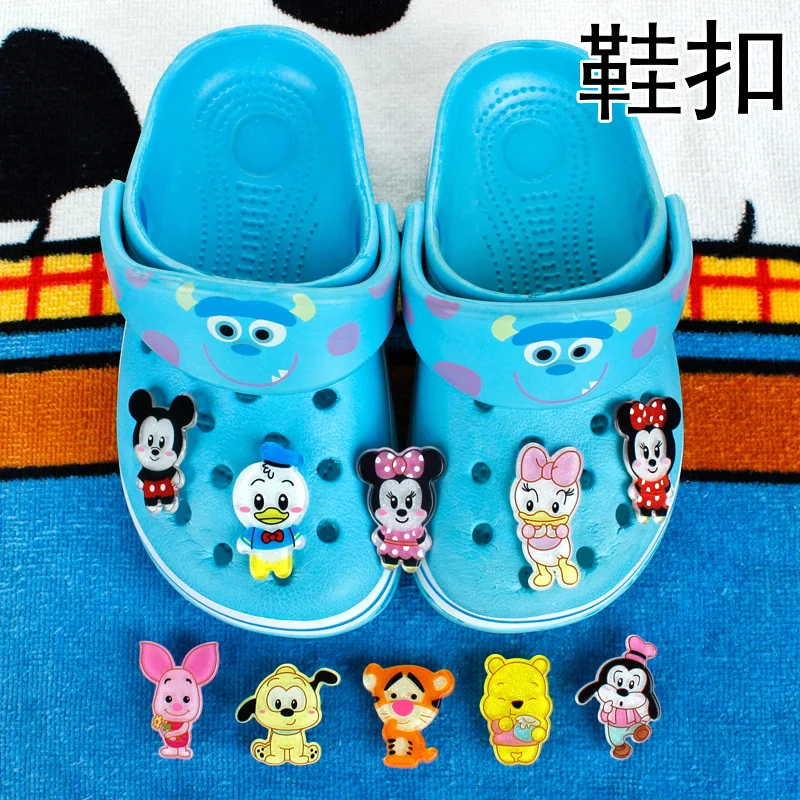 Disney серия микки-Пух Мультяшные аксессуары Подвески Croc Jibz Акриловые пряжки