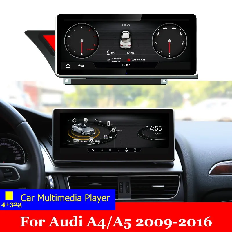 

Автомобильный мультимедийный плеер Android для AUDI A4/A5 B8/8K 2009-2016 MMI Радио Стерео GPS навигационная система 3G/4G Carplay Android auto
