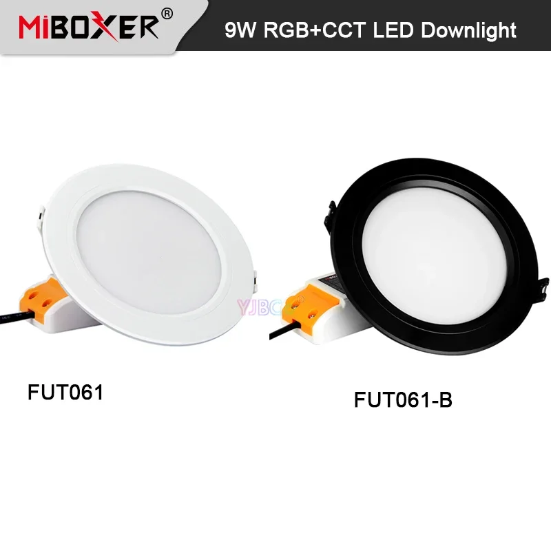 FUT061 Miboxer 9 Вт RGB + CCT светодиодный потолочный светильник с регулируемой яркостью 110