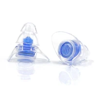 1 pair soft silicone ear plugs noise reduction earplugs reusable professional music earplugs for sleep dj bar bands sport