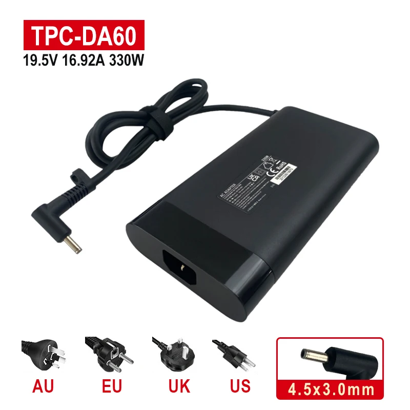Адаптер для ноутбука 19 5 в 330 А Вт подходит HP Shadow Wizard 6/7/8/ Plus Φ charger.