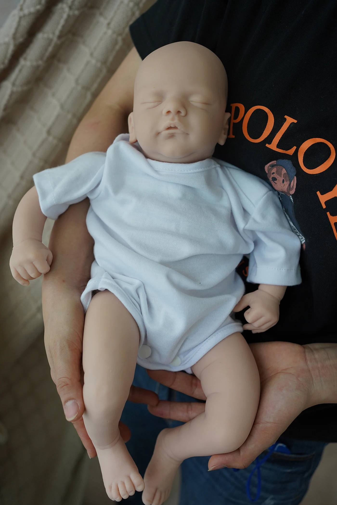 42 CM Soft Silicone Reborn Baby Boy Unpainted Doll kit 