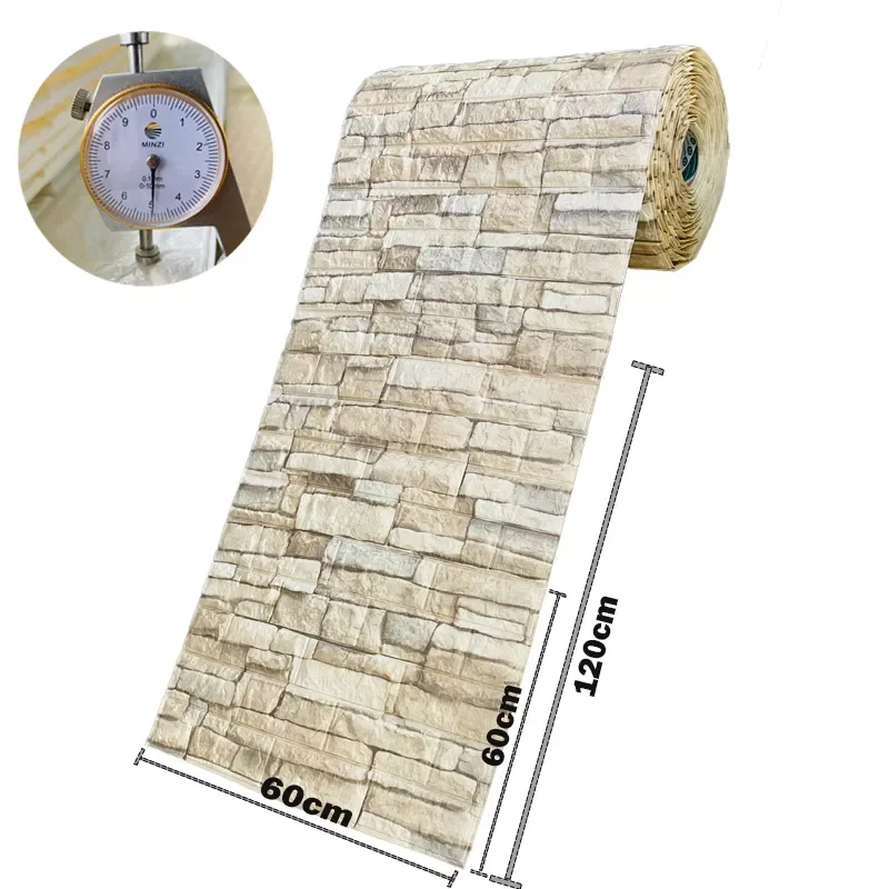 

3D Wall Stickers Self Adhesive Foam Panels Home Decor Living Room House Decoration Bathroom Brick Sticker