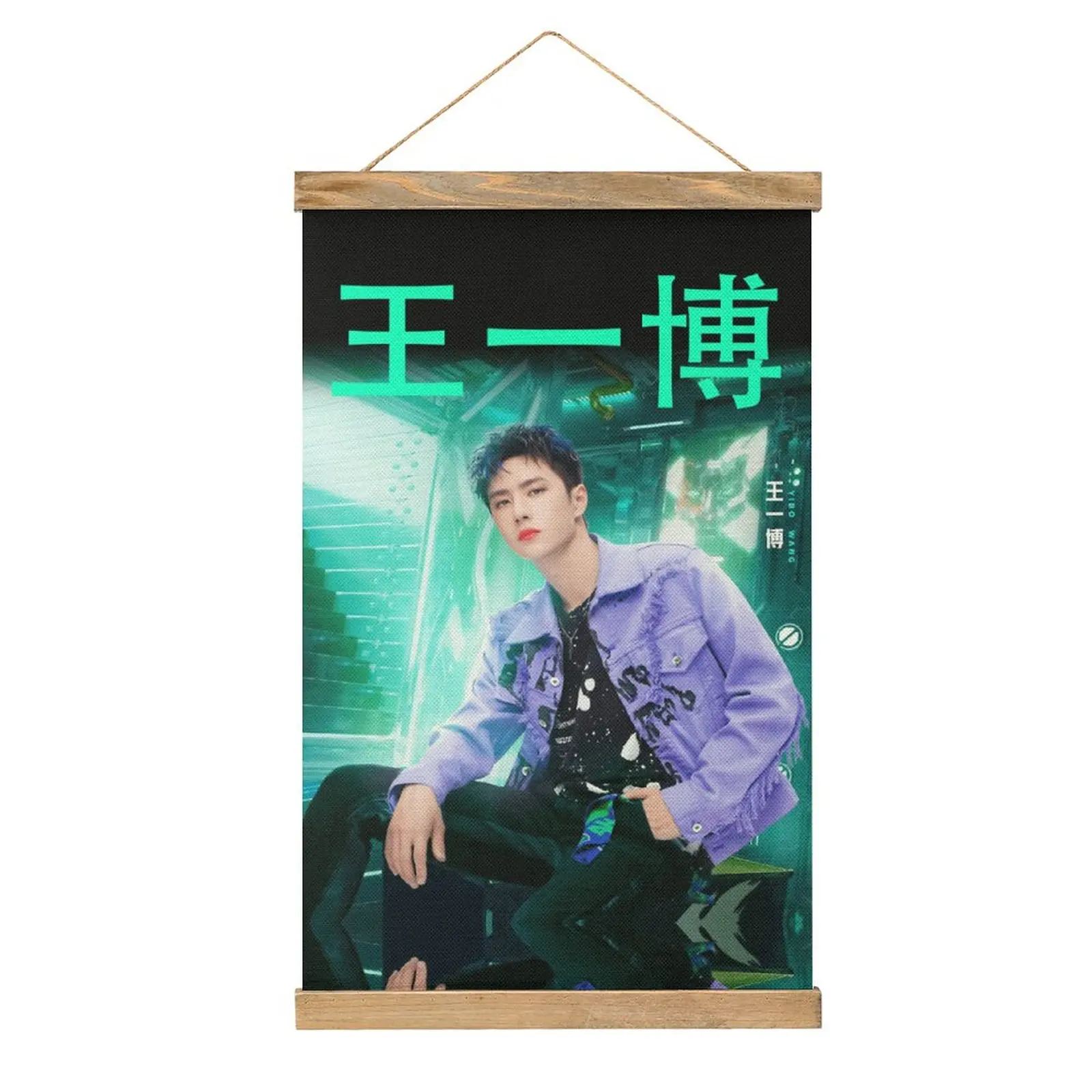 

The Untamed Wang Yibo SDC3 Essential Draw Restaurant Craft Decoration Canvas Hanging Picture Vintage Funny Novelty Style Decorat