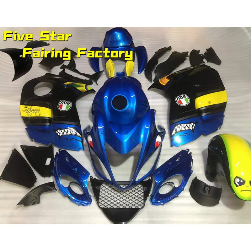 

Motorcycle Fairing Kit For Suzuki Hayabusa GSX1300 R 2008 2009 2010 2011 2012-2020 Bodywork Injection GSX 1300R Blue Shark +Tank