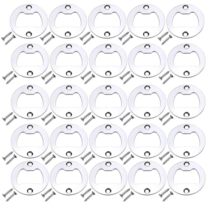 

100 комплектов вставок из штопорных винтов, круглые DIY аксессуары из штопорных винтов с винтами-серебристые