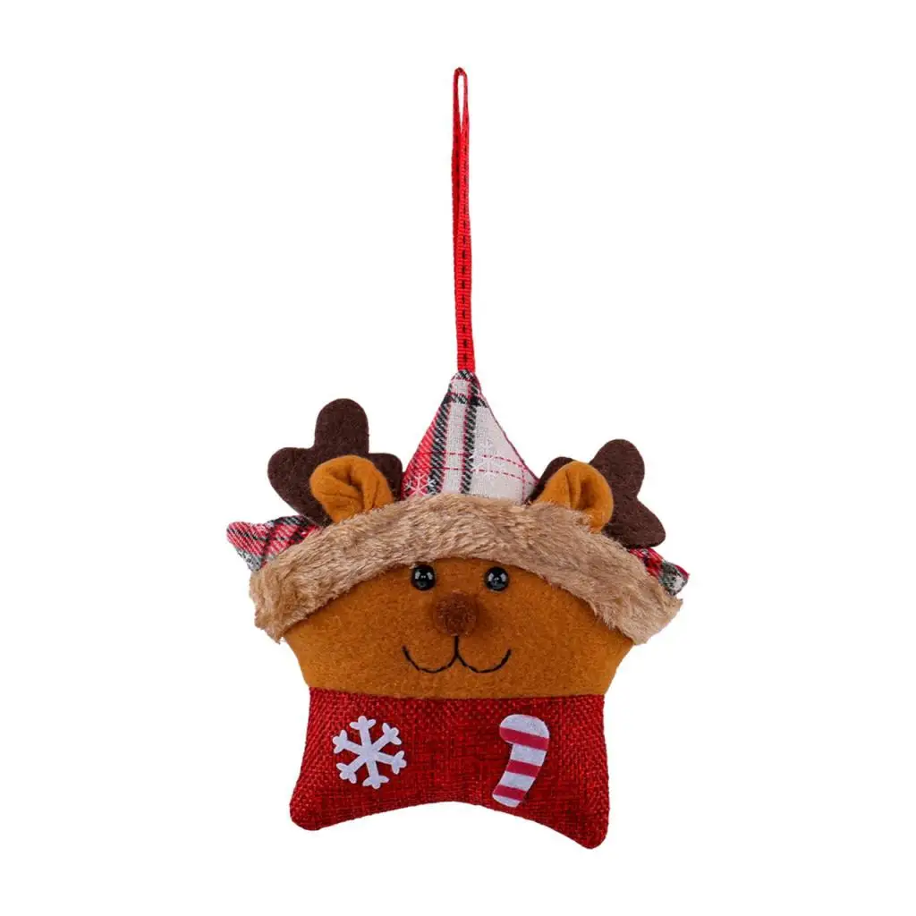 Christmas Tree Doll Pendant Festive for Front Door Walls Fireplace