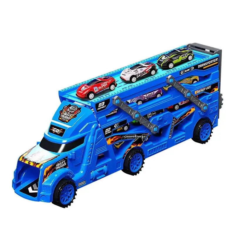 

Транспортный грузовик, игрушечный автомобиль, переносчик, автомобильное хранилище, складной гоночный трек с выбросом, складная игрушка, автомобильный переносчик, грузовик, подарки на день рождения