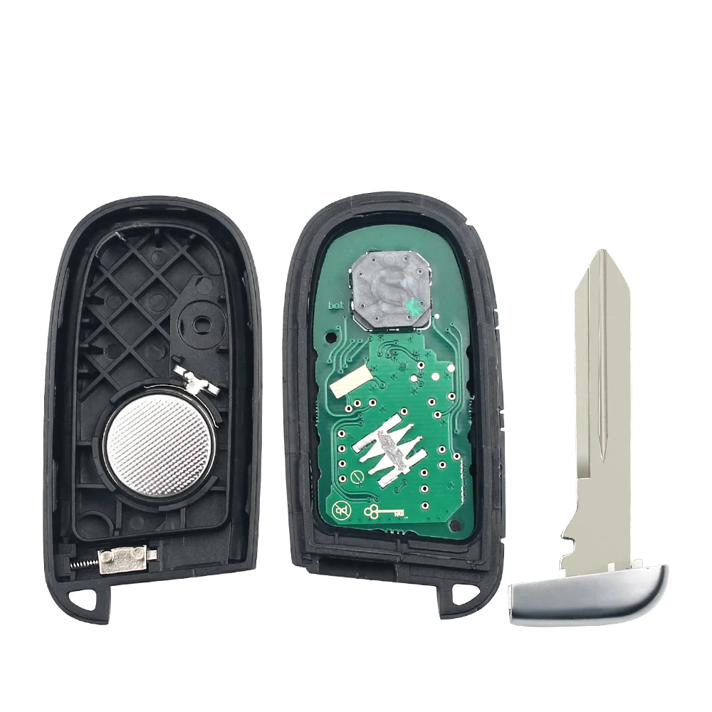 KEYYOU 433 МГц ID46 чип 2 + 1 кнопки дистанционный ключ-брелок от машины для JEEP Grand Cherokee