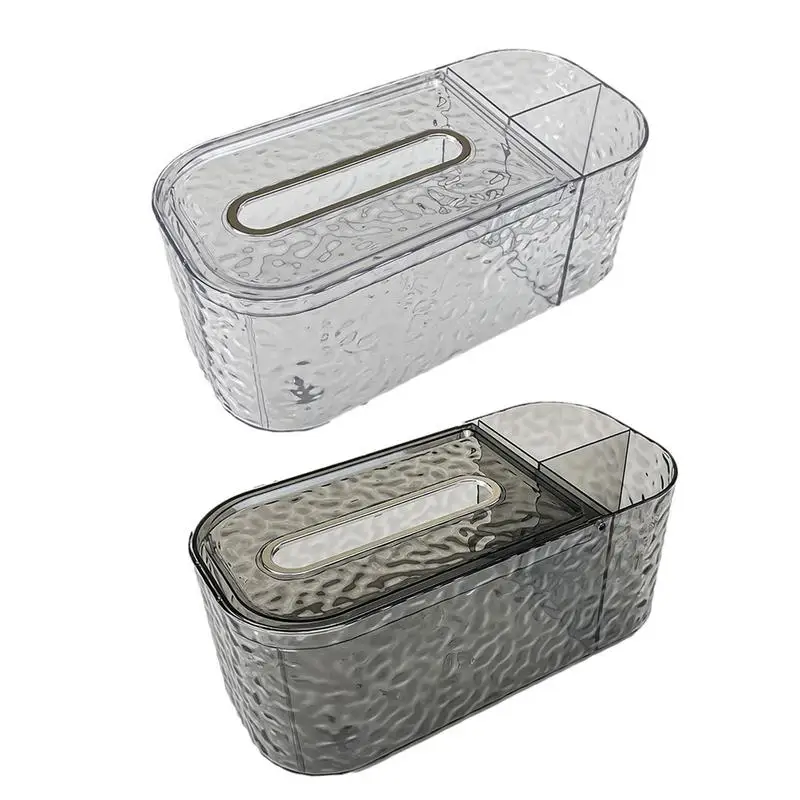 

Acrylic Tissue Box Cover Clear Acrylic Desk Organizer For Tissue Box Desk Organization Supplies For Living Room Bathroom Kitchen