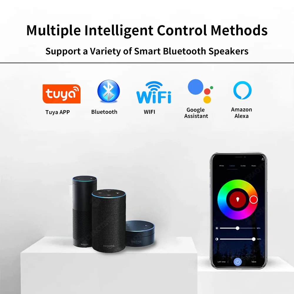 RGB потолочные светильники для умного дома голосовое приложение Tuya Alexa пульт