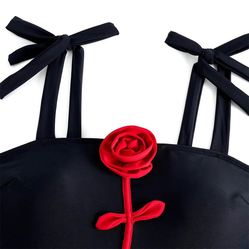 SUNSIREN сексуальный женский купальник с 3D цветком цельный купальный костюм