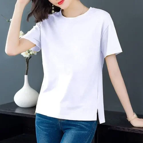 

end Women's 2022 style high- short sleeves foreign leisure