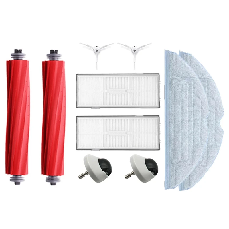 

10Pcs For Roborock S7 T7S Plus G10 G10S Pro Vacuum Robot Replacement Mop Cleaning Cloth Brush Filter Rag Accessories