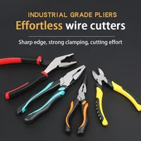 electrician pliers hand tools needle nose pliers diagonal pliers wire cutters 6 8 universal metalworking professional tools