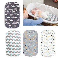 baby bed sheets breathable cotton sheet cartoon print newborn soft bassinet mattress pad crib bed sheet for boys girls 8241cm