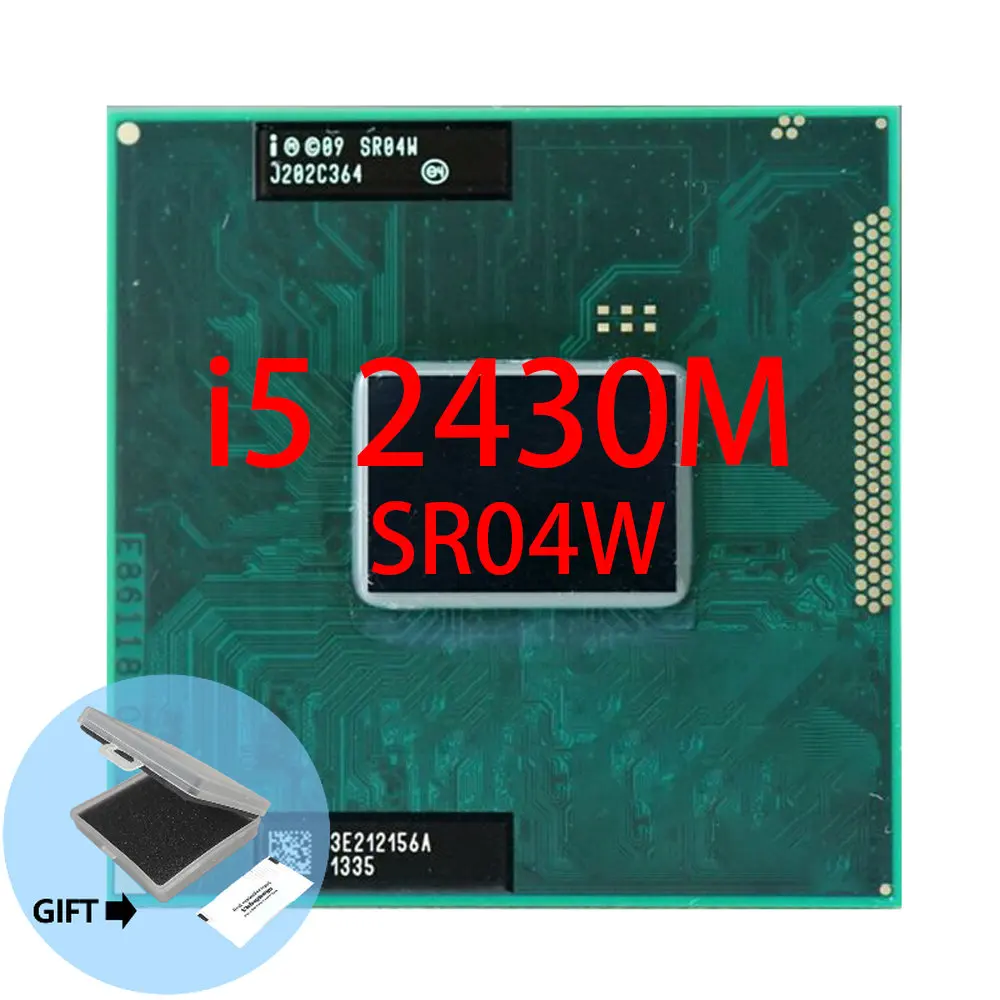 

ntel Core i5 2430M SR04W 2.40GHz Laptop PC CPU Processor Socket G2 988pin