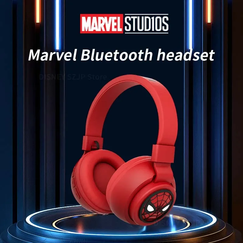 Disney Bluetooth наушники беспроводные складные X3 Человек-паук HIFI объемный USB C с