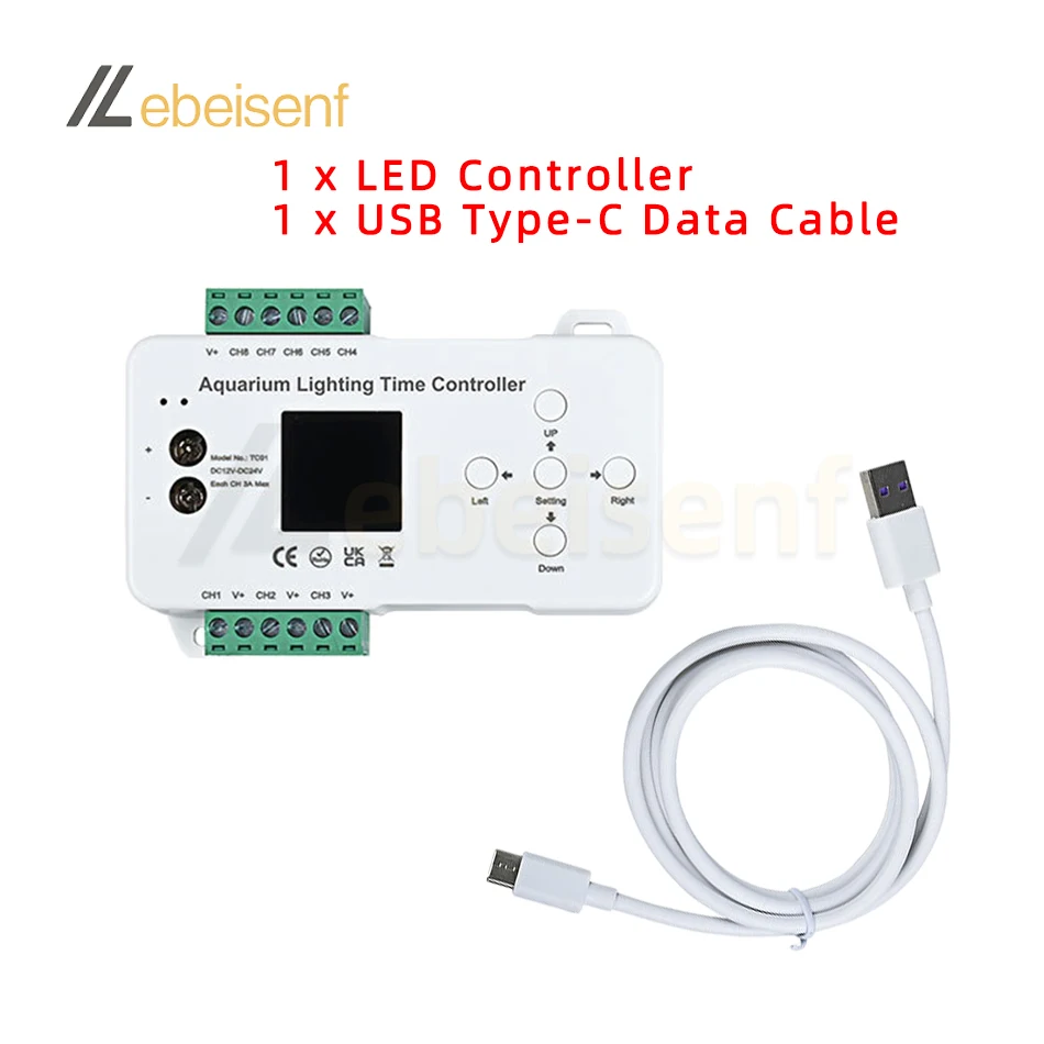 

Lebeisenf AQ-TC01 8-канальный RGB контроллер для светодиодных лент