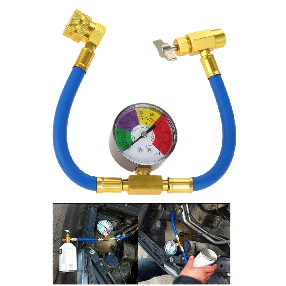 R134A газ для кондиционера охладитель с измерительным манометром автомобильная
