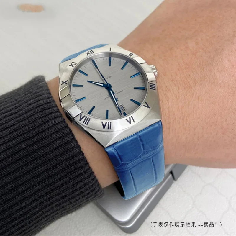 Фото Специальный женский интерфейс для Omega Constellation, ремешок для наручных часов из натуральной воловьей кожи, 23 мм, пряжка с вырезом, ремешок 10 мм №4