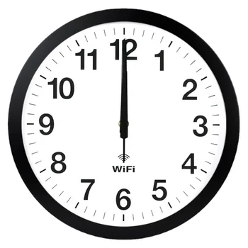 20 Inch Smart WIFI Automatic Time Synchronization Network Clock Silent Wall Clock Simpl Wall Clocks Modern Design Home Decor D