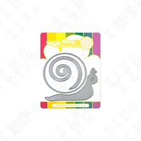 snail 2022 new arrival metal cutting dies scrapbook diary decoration stencil embossing template diy greeting card handmade